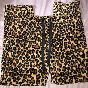 furry cheetah print pjs :) 🐆